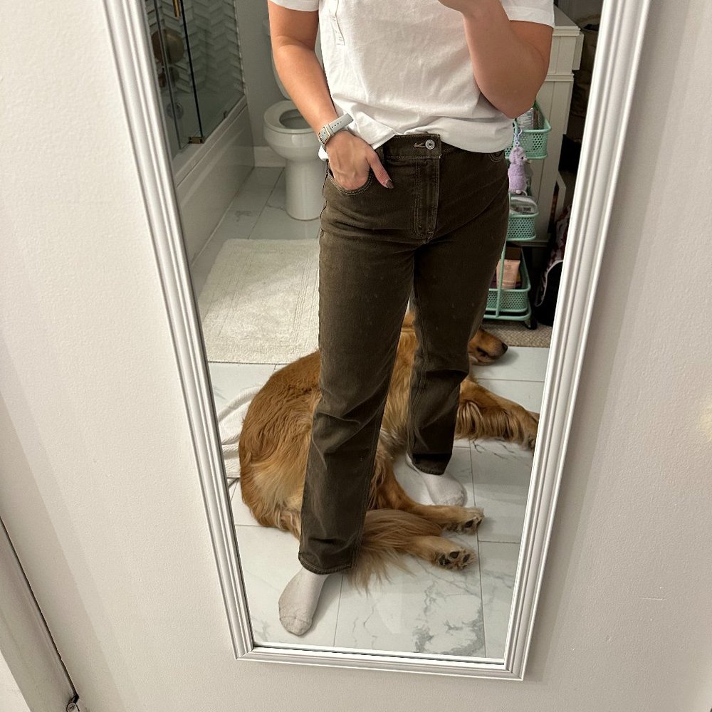 Abercrombie Ultra High Rise 90s Straight Jean